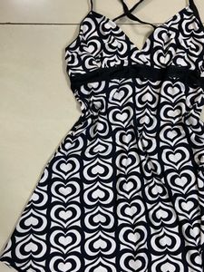 Heart Print Dress