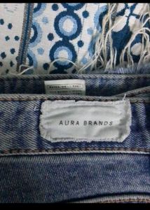 Womens Light Wash straight Leg Jeans