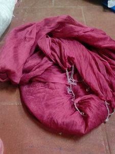 Beautiful Pink Dupatta with Embellished Border
