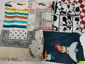 5 pieces woman T-shirt