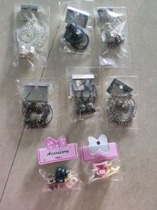 Assorted Fashion Jewelry & Hair Clips Set