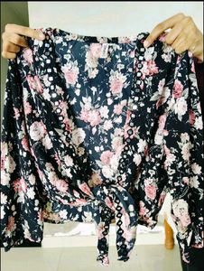 Floral Print Lehenga Choli Set