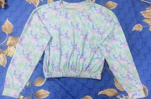 Tie-Dye Cropped Sweatshirt