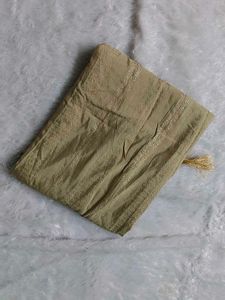 Elegant Dupatta with Golden Stripe