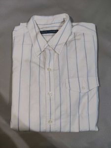 Classic Striped Button-Up Shirt
