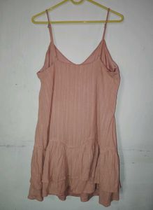 Cute Pink Ruffled Dress