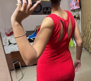 Forever 21 Red Sleeveless Dress