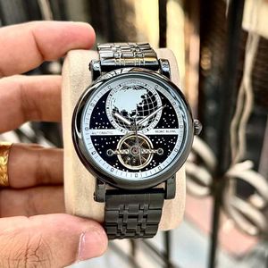 MONTBLANC HERITAGE – BLACK WORLD TIME AUTOMATIC WA