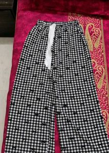 Comfy Black & White Checkered Pajama Pants