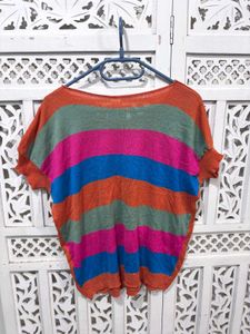 💝Orange Skull Print Tunic Top H