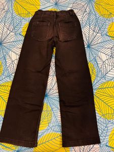 Wide Leg Black Jeans