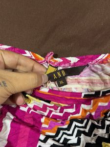 Colorful Print tube top size xl
