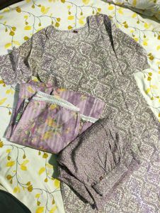 Cotton Printed Kurta Set