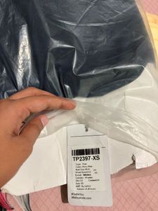 Crew Neck Cinched WaistAsymmetrical Long Sleeve