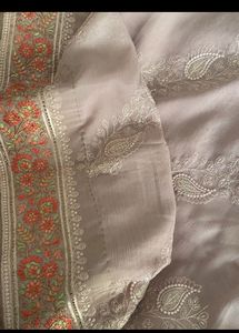 Saree Mauve Color