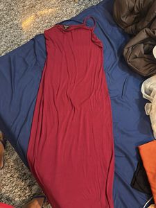 Burgundy Maxi Dress