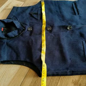 Kid's Blue Nehru Jacket