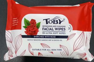 Toby Facial Wipes - Rose Infused