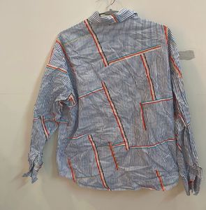 Striped Button-Down Shirt