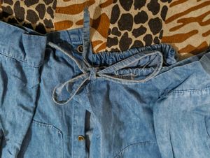 Stylish Blue Denim top