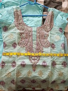 Beautiful Stitched Salwar Suit Sky Blue