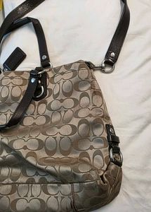 Coach Monogram Shoulder Bag