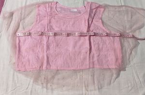 ✨Women Pink Net Crop Top✨