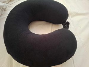 Amazonbasics Travel Neck Pillow &amp; Eye Mask Set