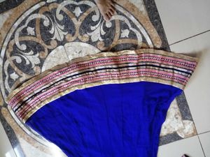 Royal Blue Anarkali Gown