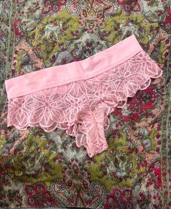 Victorias Secret Pink Lace Briefs