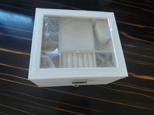 Jewelry Organizer Box with Mirror