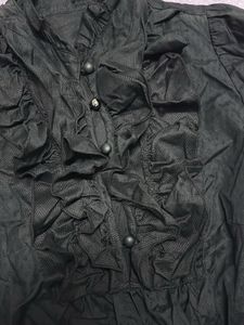 Elegant Black Ruffled Blouse set32