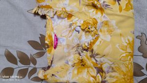 Mustard Beutiful Kurta