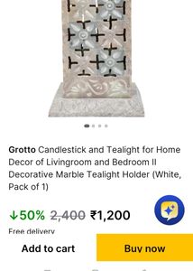 Agra Marble Agarbatti / Candle Stand