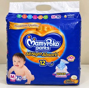 New MamyPoko Pants Diapers M Size