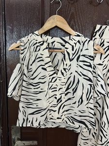 MARKS &amp; SPENCERS Zebra Print Co-ord Set