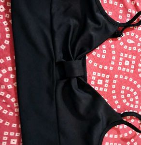 Black solid camisole