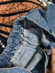 Wide Leg Denim Jeans