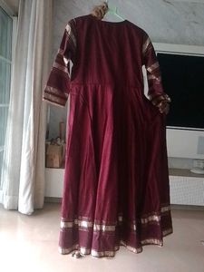 Elegant Maroon Kurti Dress