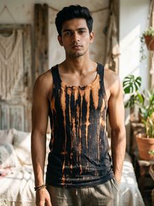 Unique Bleached Tank Top