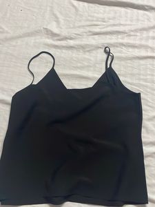 Sleek Black Camisole Top