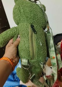 Cute Green Frog Backpack