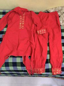 Punjabi Style Kurtha Set..No Return Refund