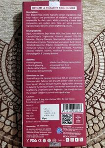Dr. Sakhiya's Kojiclear Brightening Face Cream