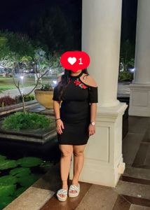 Chic Cold Shoulder Rose Dress