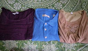 Combo Of 3 Fresh Tops And Tshirt