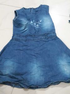 Cotton Denim Top And Jumpsuits