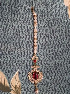 Indian Jewellery Set - Earrings, Tikka &amp; Ear Cuffs