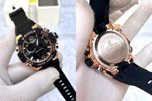G-Shock Analog-Digital Watch - Rose Gold Accents