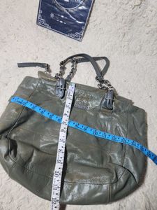 Stylish Green Leather Hobo Bag